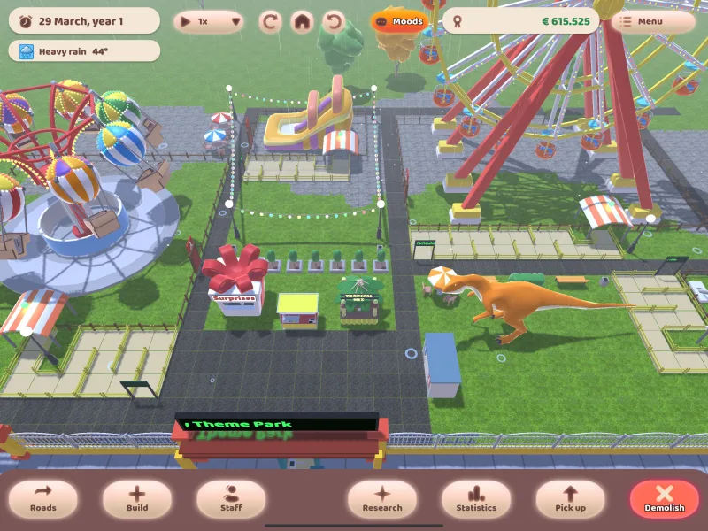 Amusement Factory is an alternative to Theme Park World - screenshot
