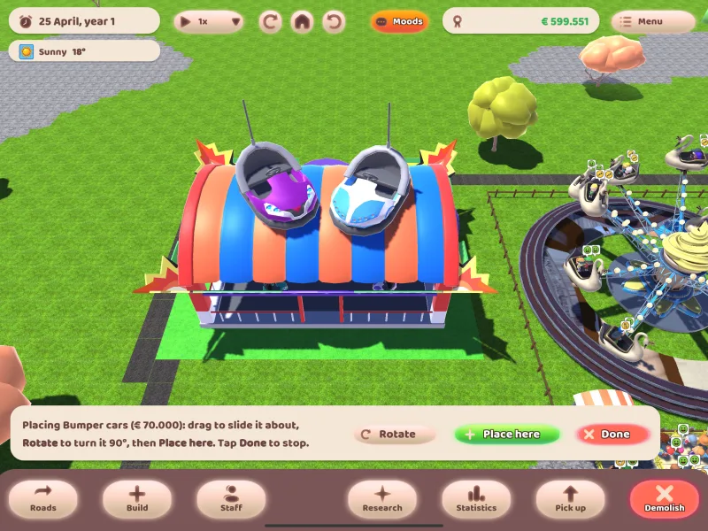 Amusement Factory is an alternative to Theme Park World - screenshot