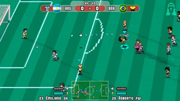 Pixel Cup Soccer - Ultimate Edition screenshot 1