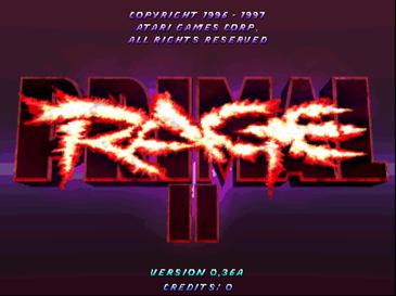 Primal Rage cover