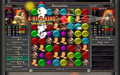 Puzzle Quest: Challenge of the Warlords screenshot 2