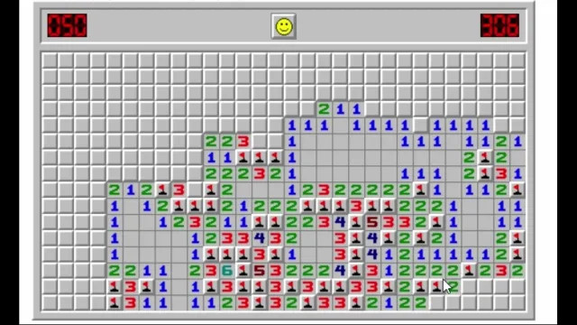 Longplay video of Minesweeper