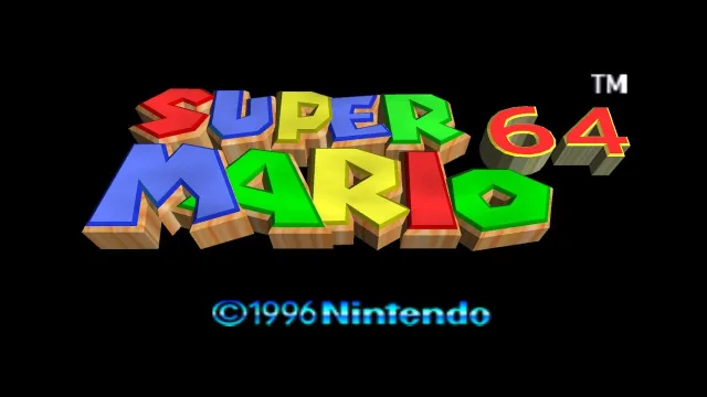 Longplay video of Super Mario 64